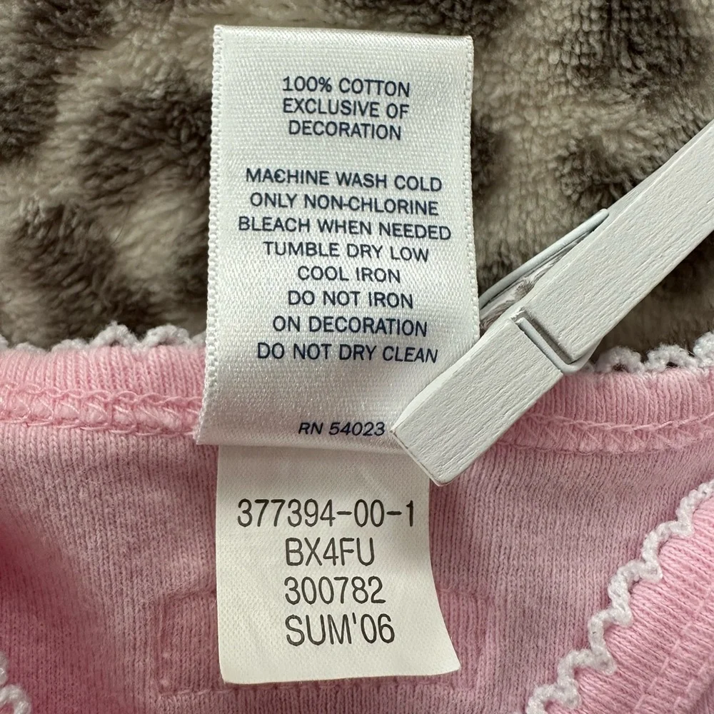 2006 Old Navy Daddy’s Little Sparkler Short Sleeve Bodysuit Onesie Pink 6-12 mo